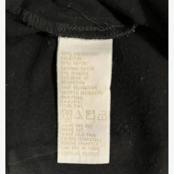 Tommy Hilfiger Black Casual Dressy Mid Rise Pants Size 4 - Picture 6 of 8